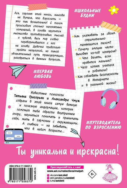 Изображение товара Энциклопедия АСТ Все, о чем не спросишь у мамы, твердая обложка (Григорьян Татьяна, Чмуж Александра)