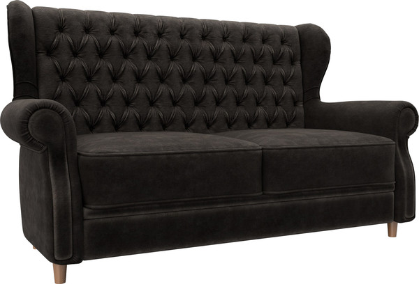 Изображение товара Диван Лига Диванов Лига-069 НПБ / 130328 (велюр Brut 17 коричневый)