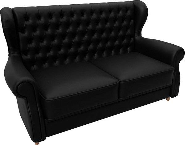 Изображение товара Диван Лига Диванов Лига-069 НПБ / 130331 (экокожа Grifon 18 черный)