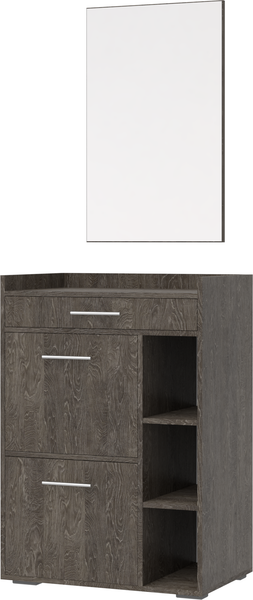 Изображение товара Секция в прихожую Кортекс-мебель Лара СП5 (береза)