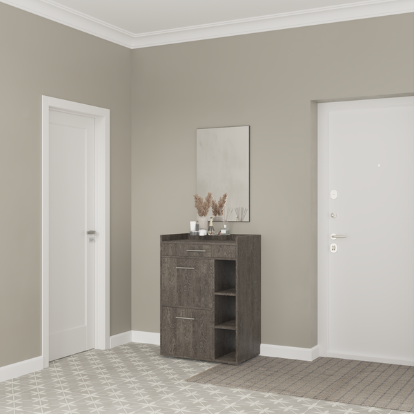 Изображение товара Секция в прихожую Кортекс-мебель Лара СП5 (береза)