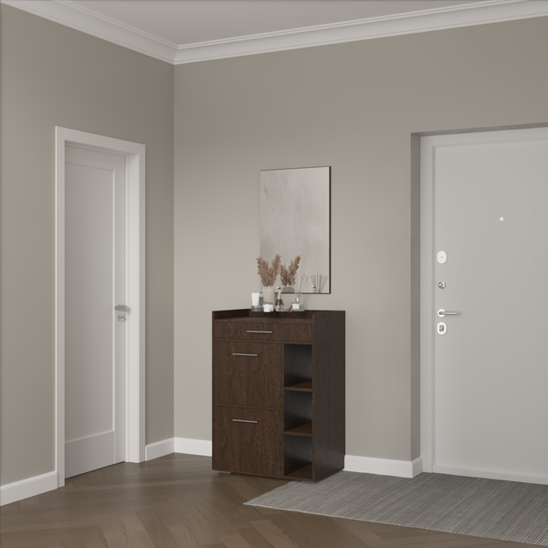 Изображение товара Секция в прихожую Кортекс-мебель Лара СП5 (венге)