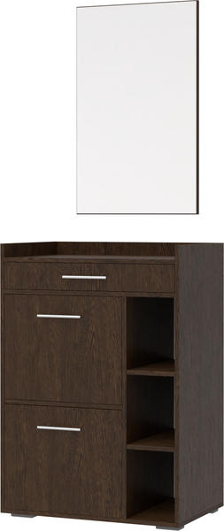 Изображение товара Секция в прихожую Кортекс-мебель Лара СП5 (венге)