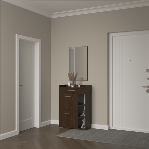 Изображение товара Секция в прихожую Кортекс-мебель Лара СП5 (венге)