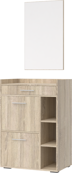 Изображение товара Секция в прихожую Кортекс-мебель Лара СП5 (дуб сонома)