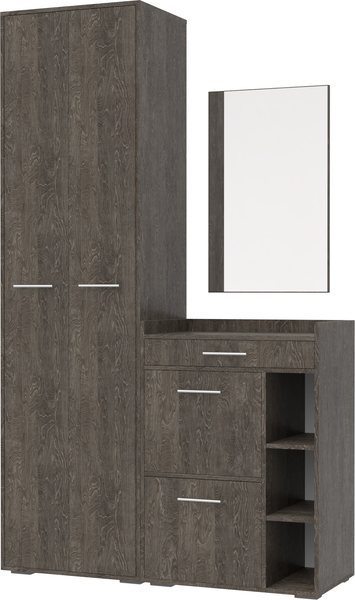 Изображение товара Секция в прихожую Кортекс-мебель Лара СП6 (береза)