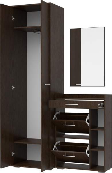 Изображение товара Секция в прихожую Кортекс-мебель Лара СП6 (венге)