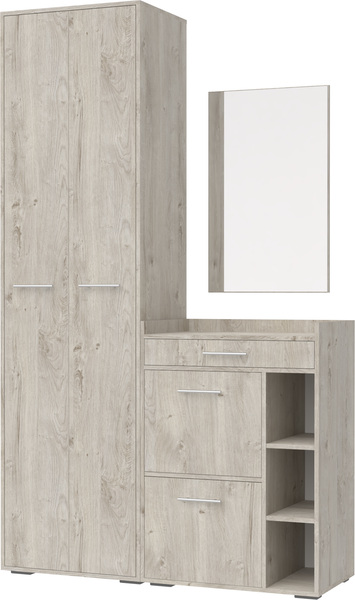Изображение товара Секция в прихожую Кортекс-мебель Лара СП6 (дуб монтерей)