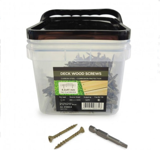 Изображение товара Саморез Finka Deck Wood Screws 41x4.2mm C4 T20 (350шт)