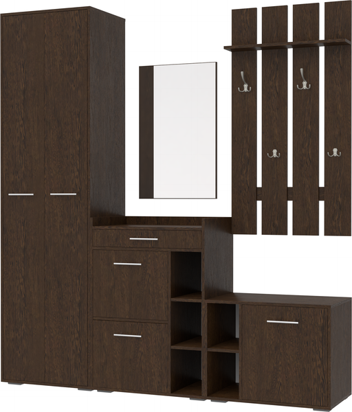 Изображение товара Секция в прихожую Кортекс-мебель Лара СП7 (венге)