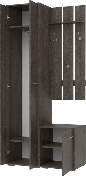 Изображение товара Секция в прихожую Кортекс-мебель Лара СП8 (береза)