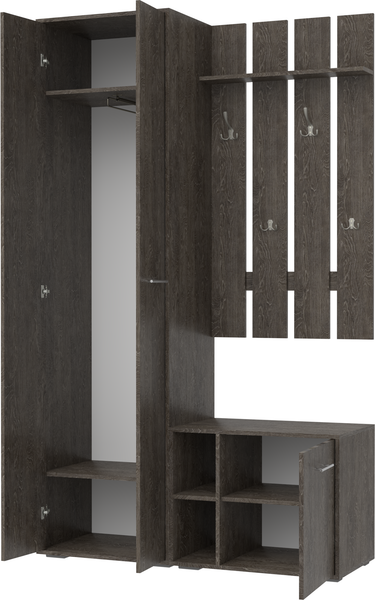 Изображение товара Секция в прихожую Кортекс-мебель Лара СП9 (береза)