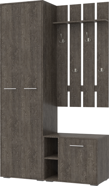 Изображение товара Секция в прихожую Кортекс-мебель Лара СП9 (береза)