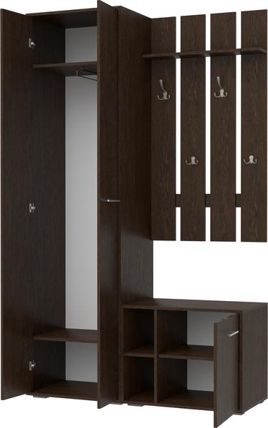 Изображение товара Секция в прихожую Кортекс-мебель Лара СП9 (венге)