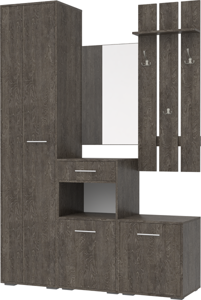 Изображение товара Секция в прихожую Кортекс-мебель Лара СП10 (береза)