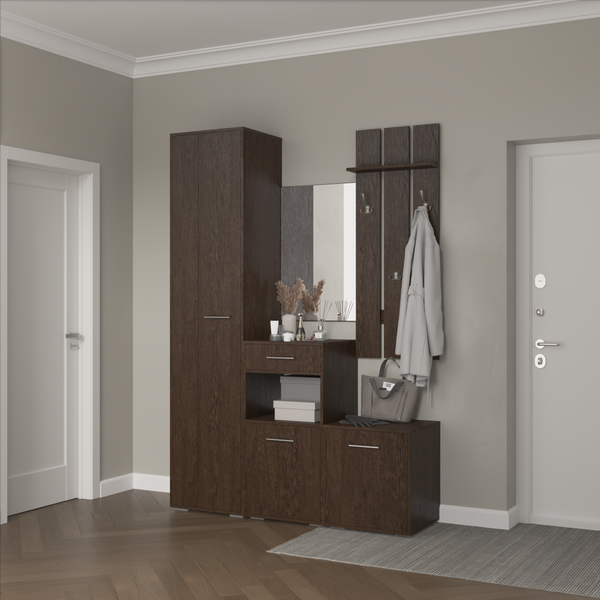 Изображение товара Секция в прихожую Кортекс-мебель Лара СП10 (венге)