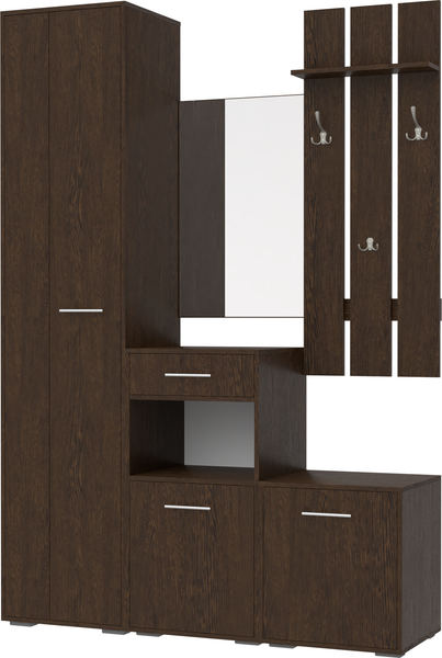 Изображение товара Секция в прихожую Кортекс-мебель Лара СП10 (венге)
