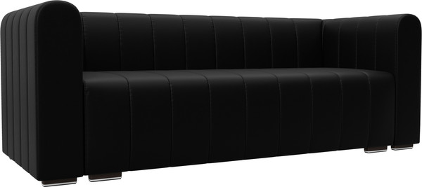 Изображение товара Диван Лига Диванов Лига-073 / 129992 (экокожа Grifon 18 черный)