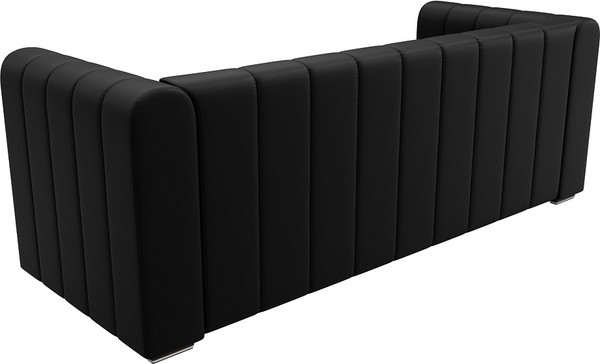 Изображение товара Диван Лига Диванов Лига-073 / 129992 (экокожа Grifon 18 черный)