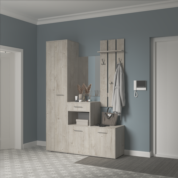 Изображение товара Секция в прихожую Кортекс-мебель Лара СП10 (дуб монтерей)