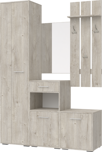 Изображение товара Секция в прихожую Кортекс-мебель Лара СП10 (дуб монтерей)