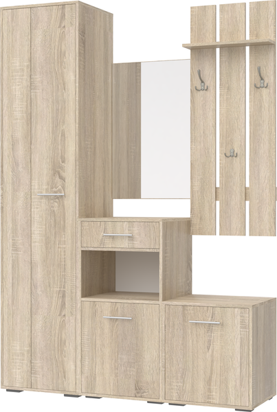 Изображение товара Секция в прихожую Кортекс-мебель Лара СП10 (дуб сонома)