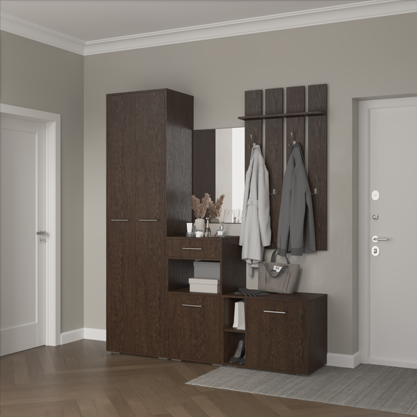 Изображение товара Секция в прихожую Кортекс-мебель Лара СП11 (венге)