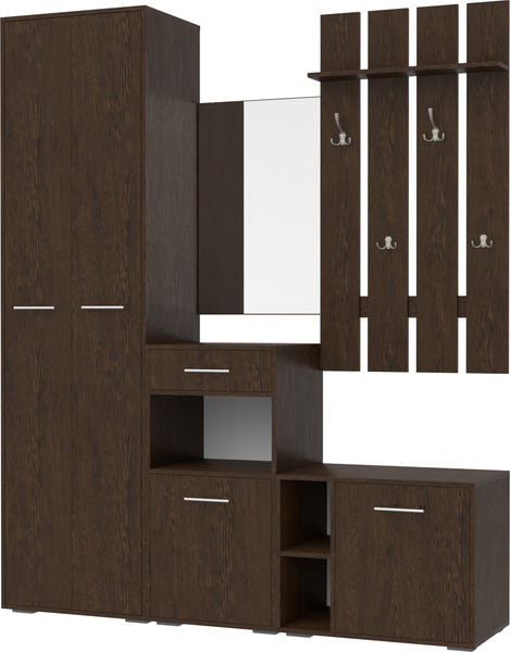 Изображение товара Секция в прихожую Кортекс-мебель Лара СП11 (венге)