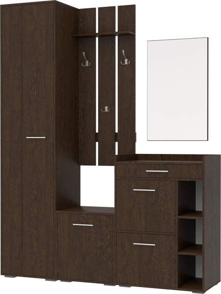 Изображение товара Секция в прихожую Кортекс-мебель Лара СП12 (венге)