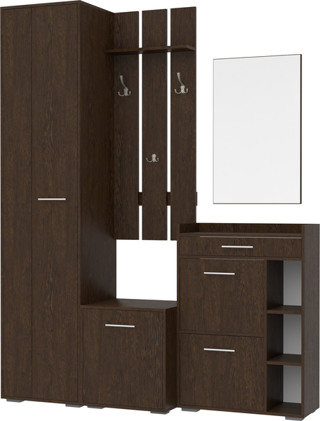 Изображение товара Секция в прихожую Кортекс-мебель Лара СП12 (венге)