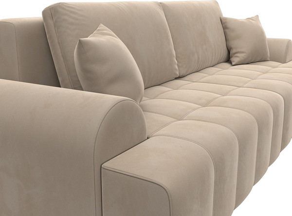 Изображение товара Диван Лига Диванов Лига-080 / 131114 (велюр Seven 729 бежевый)