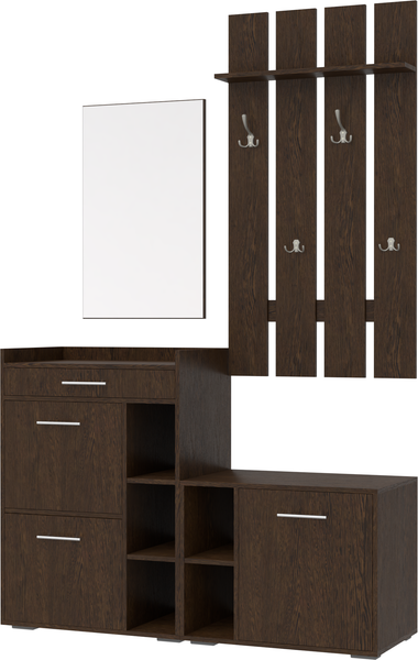 Изображение товара Секция в прихожую Кортекс-мебель Лара СП13 (венге)