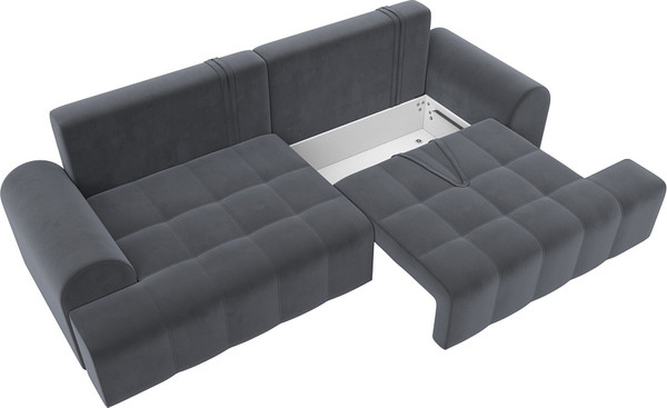 Изображение товара Диван Лига Диванов Лига-080 / 131117 (велюр Seven 17 серый)
