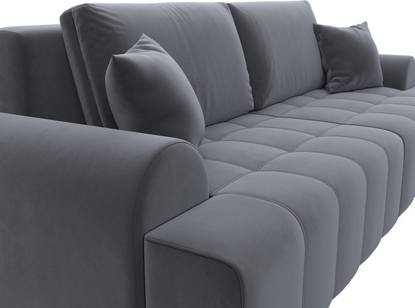 Изображение товара Диван Лига Диванов Лига-080 / 131117 (велюр Seven 17 серый)