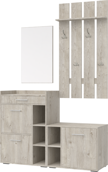 Изображение товара Секция в прихожую Кортекс-мебель Лара СП13 (дуб монтерей)