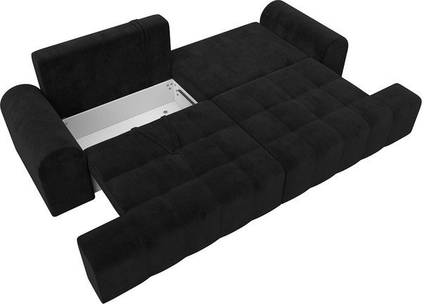 Изображение товара Диван Лига Диванов Лига-080 / 131119 (велюр Seven 35 черный)
