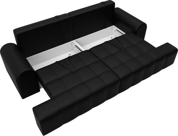 Изображение товара Диван Лига Диванов Лига-080 / 131122 (экокожа Grifon 18 черный)