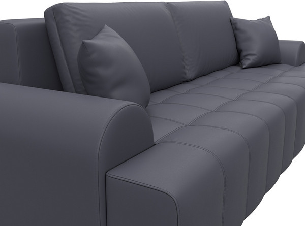 Изображение товара Диван Лига Диванов Лига-080 / 131123 (экокожа Grifon 15 серый)