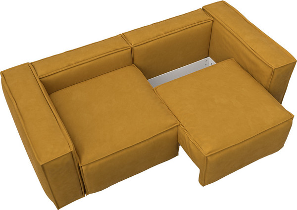 Изображение товара Диван Лига Диванов Лига-081 НПБ / 130112 (велюр Brut 10 желтый)