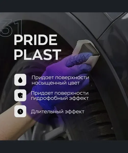 Изображение товара Полироль для пластика Smart Open Pride Plast / 1531025 (0.25л)