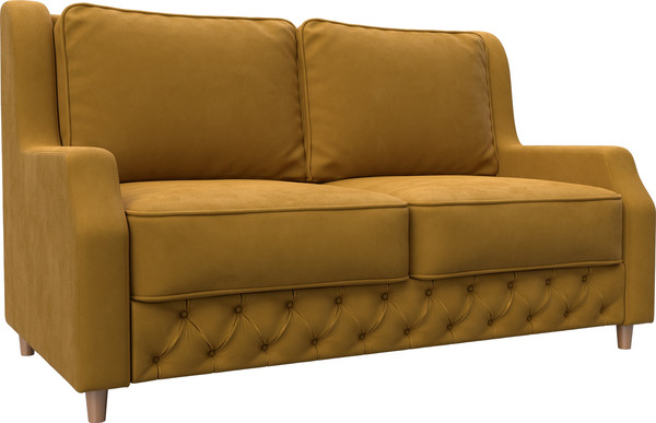 Изображение товара Диван Лига Диванов Лига-082 НПБ / 130338 (велюр Brut 10 желтый)