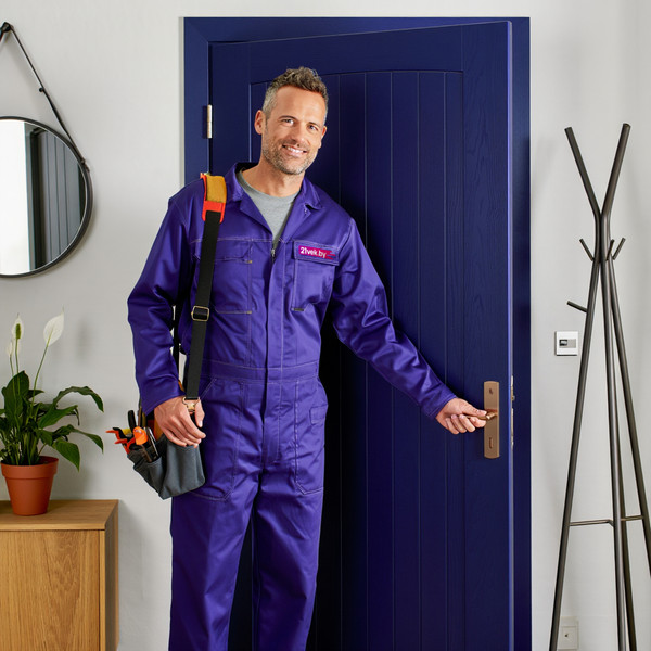 Изображение товара Установка входной двери 21vek+ Двойной (двупольной) металлической