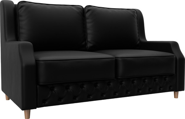 Изображение товара Диван Лига Диванов Лига-082 НПБ / 130345 (экокожа Grifon 18 черный)