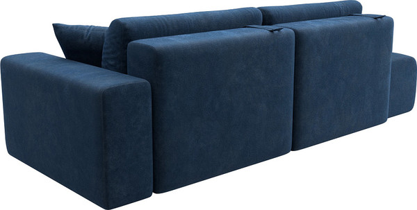 Изображение товара Диван Лига Диванов Лига-036 НПБ Модерн подлокотник справа / 127707 (велюр Brut 11 синий)