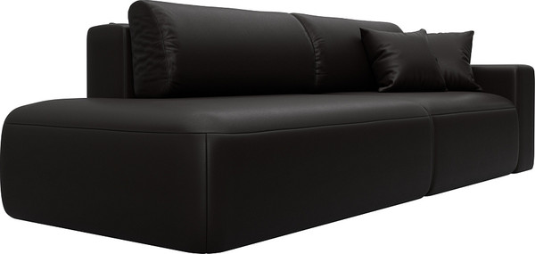 Изображение товара Диван Лига Диванов Лига-036 НПБ Модерн подлокотник справа / 127710 (экокожа Grifon 12 коричневый)