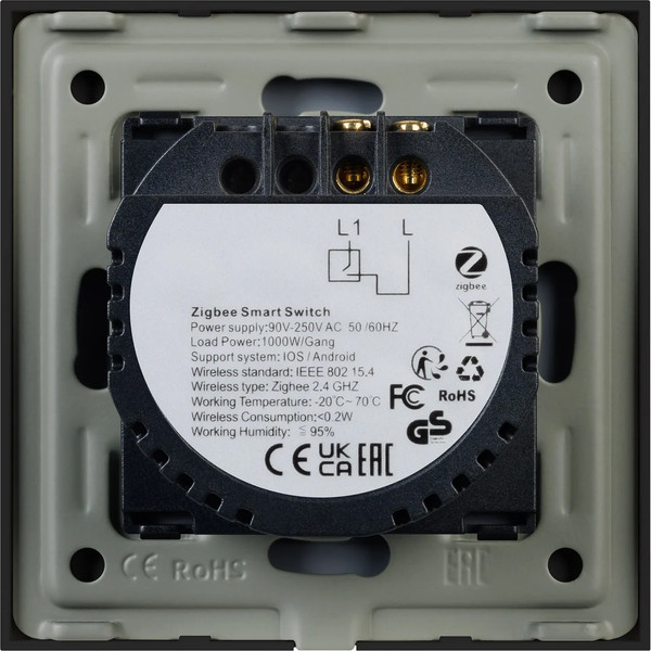 Изображение товара Выключатель Arlight SWT-OMALI-S01-ZB-BK / 050033