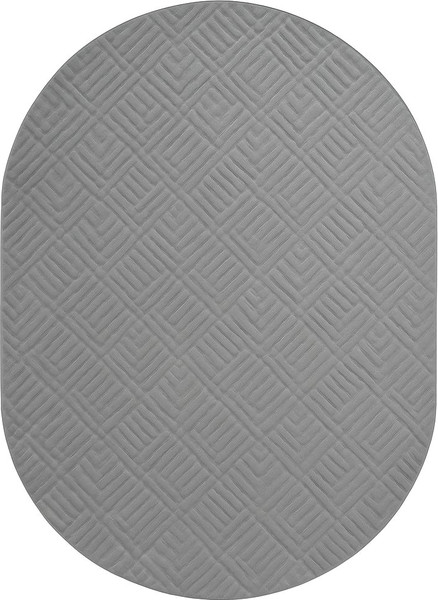 Изображение товара Ковер Radjab Carpet Сканди Сизаль Овал 10658A (1.6x3, Grey/Grey)