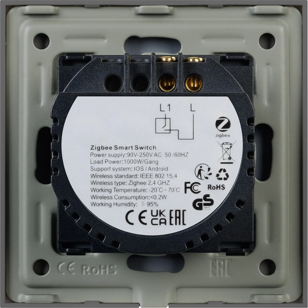 Изображение товара Выключатель Arlight SWT-OMALI-S01-ZB-GR / 050036