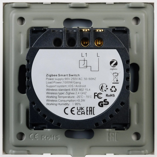 Изображение товара Выключатель Arlight SWT-OMALI-S01-ZB-WH / 050035