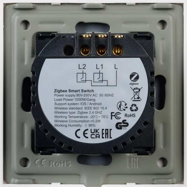 Изображение товара Выключатель Arlight SWT-OMALI-S02-ZB-WH / 050041